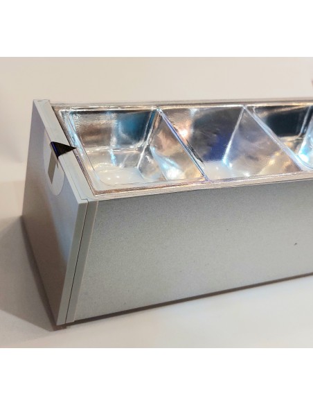 Megaman 52443 gabio regleta led superficie 220v 30w 4000k 90º color gris