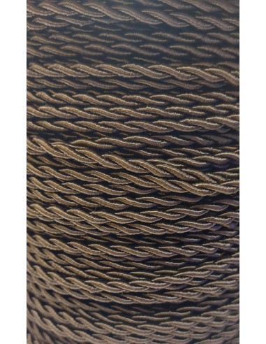 Cable de tela trenzado color negro 41 2x0,75