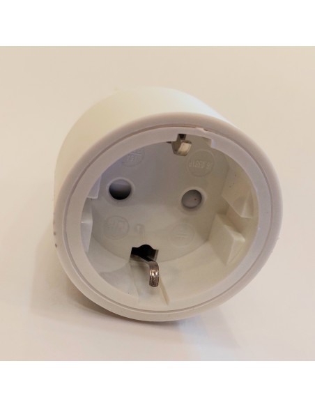 Electro dh 36.038/p/b/pvc enchufe hembra toma tierra color blanco 16a/250v