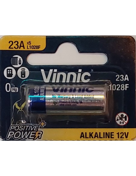 Vinnic pila alcalina a23 12v