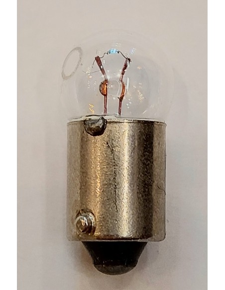 Ovalamp miniatura 22x10mm 2,4v 3w Bay9s