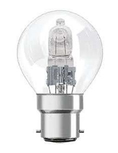 ORBITEC ECO HALOGENA ESFERICA CLARA 230V 28W B22D