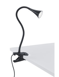 Trio r22398102 modelo viper pinza led color negro 230v 3w...