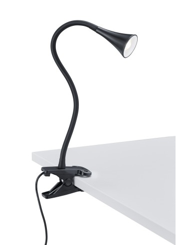 Trio r22398102 Viper pinza led 230v 3w 3000k color negro